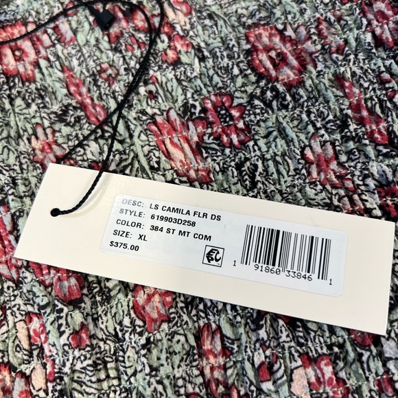 NWT La Vie Rebecca Taylor Camila Floral Dress - Picture 8 of 8